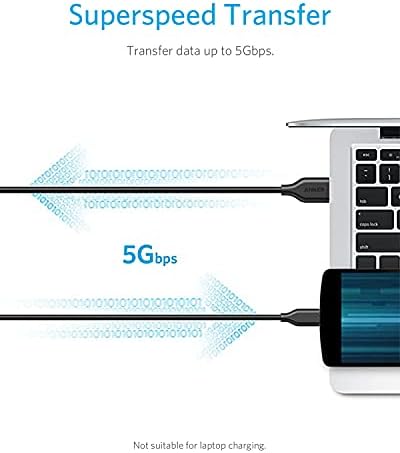 Anker Powerline 3.0 USB A to USB C Fast Charging Cable – 10 FT Durable Charger Cord with 56 k Ohm Resistor for Samsung Galaxy Note S8/S9 & Universal Compatibility – Tangle-Free & High-Speed Data Transfer for Ultimate Convenience