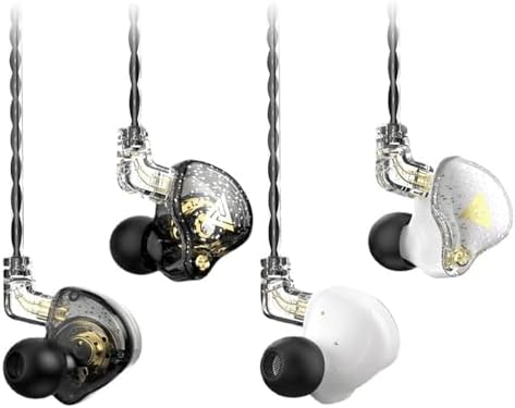 AK6 PRO Wired Gaming Earbuds 2 Pack – Immerse Yourself in Hi-Fi Sound with 10 mm Dynamic Drivers, Deep Bass, and Advanced Noise Cancellation – Ergonomically Crafted for Ultimate Comfort in Stylish Black and Purple Finish, Universally Compatible with All Devices