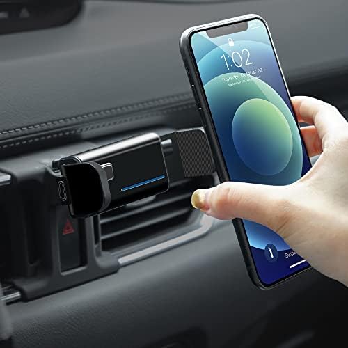 Mazda CX-5 2017-2025 Compatible BEERTE Adjustable Phone Holder – Carbon Fiber Gravity Mount for Secure Smartphone Positioning – Universal Fit for All Devices – Effortless Installation and Enhanced Driving Safety