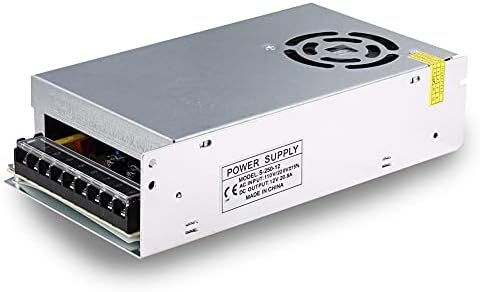 Ultra-Reliable 600 W DC 12 V 50 A Power Supply Adapter – Versatile AC 110/220 V to DC Converter for Seamless LED Lighting, Advanced CCTV Systems, High-Performance 3 D Printers, and Diverse Electronics – Enhanced Efficiency and Safety Features for Optimal Performance