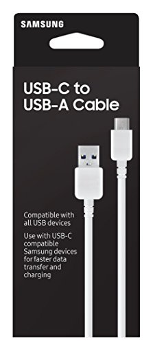 Samsung EP-DN930 CWEGUS 1 M USB-C to USB-A Sync & Transfer Cable – High-Speed Data Transfer, Enhanced Compatibility, Durable Design for Efficient Charging and Seamless Connectivity