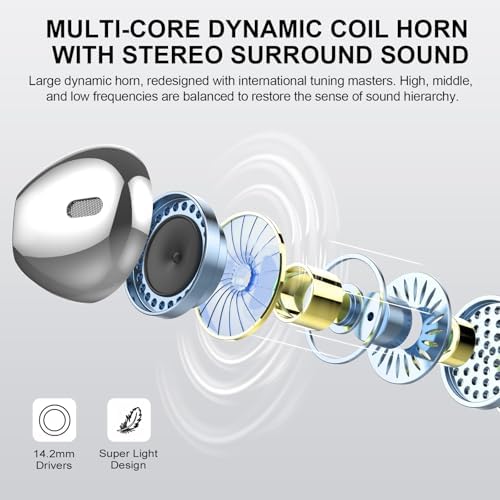 Kicoeon Premium Wireless Earbuds – 48-Hour Uninterrupted Playtime, Advanced IPX7 Waterproof Rating, Next-Gen Bluetooth 5.4 for Seamless Connectivity, Enhanced Call Clarity with Quad Microphone System, Elegant Beige Design Tailored for Active Lifestyles, Fully Compatible with Android & i OS Devices