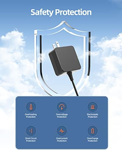 High-Speed 45 W UL Certified Charger for Asus Chromebook & Zenbook – Safe, Compact Power Adapter with 7.5 ft Cord for Ultimate Flexibility – Compatible with C302, C204, CT100 P & More – Hassle-Free 30-Day Returns and 12-Month Warranty