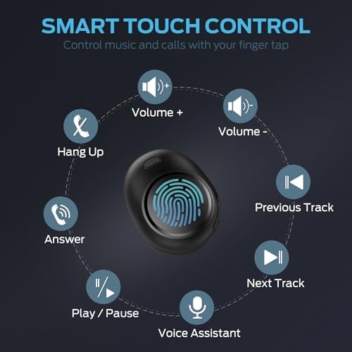 Revolutionary Monster Wireless Earbuds with Touch Control – Ultra-Lightweight Bluetooth Earphones for Music Enthusiasts and Active Individuals, IPX6 Waterproof for Sweat Resistance, Fast Charging Case for On-the-Go Power, Built-in Microphone for Effortless Hands-Free Calling – Unmatched Sound Quality and Comfort for Your Dynamic Lifestyle
