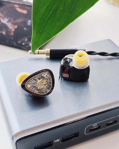 Transform Your Audio Realm with Wan’er S.G 2 Hi-Fi In-Ear Monitors – Cutting-Edge 10 mm Dynamic Drivers, Ergonomic Comfort, and Detachable Tangle-Free Cable for Gamers and Audiophiles (White-3.5 mm) – Premium Sound Clarity, Ultimate Durability, and Versatile Compatibility for Gaming and Music Lovers