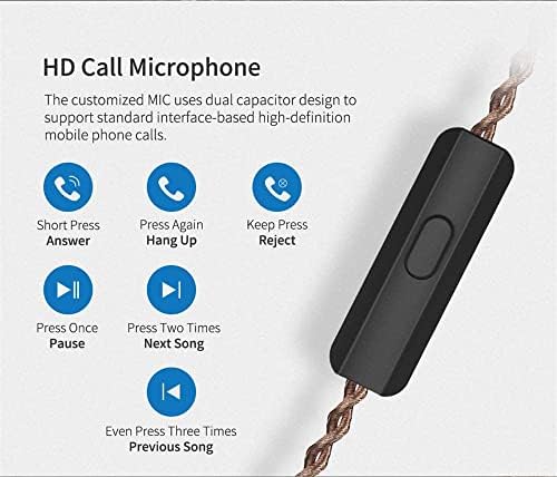 KZ ZSN Pro Hybrid In-Ear Earbud Headphones – High-Fidelity Audio with Dynamic Driver & Balanced Armature, Stylish Metal Faceplate, Detachable Cable for Custom Connectivity – Perfect for i Phone & Android Use, Ideal for Fitness & Everyday Listening (Blue, No Mic)