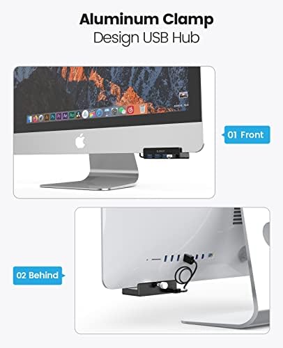 Discover the ORICO Aluminum 4-Port USB 3.0 Hub – Your Essential Desktop Connectivity Solution for Seamless Data Transfer and Enhanced Organization. Featuring a stylish clamp design, this USB splitter effortlessly attaches to your monitor or desk, optimizing your workspace without sacrificing aesthetics. With four high-speed USB 3.0 ports delivering data transfer rates up to 5 Gbps, you can connect multiple devices like external drives and keyboards with ease. The durable aluminum construction not only provides exceptional heat dissipation but also adds a touch of modern elegance to your setup. Included is a generous 4.92 FT USB data cable for increased flexibility and reach. Lightweight and compact, this hub is perfect for both home and office use, ensuring you stay connected wherever you go. Experience superior performance and reliability with the ORICO USB Hub – the perfect blend of functionality and style for tech-savvy professionals. Note: This model does not include a power adapter, making it an ultra-portable accessory for your digital life.