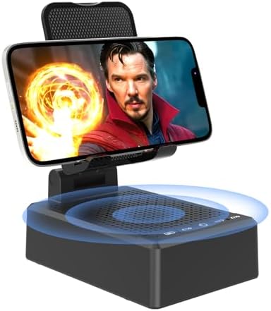 Revolutionize Your Audio Experience: Wireless Bluetooth Speaker Phone Stand with Anti-Slip Base – Ideal Gift for Men and Women, Perfect for Birthdays and Special Occasions, Enhanced Device Compatibility and Immersive HD Surround Sound