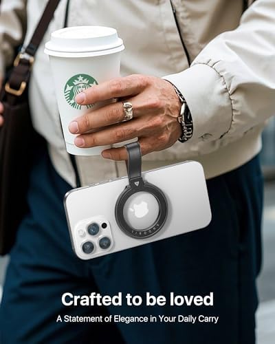 Elevate Your i Phone Experience with the andobil 2025 Premium Leather Magnetic Phone Grip – Unmatched Stability & Adjustable Kickstand for Seamless Mag Safe Integration, Compatible with i Phone 16 Pro Max/15/14/13 in Elegant Brown – Luxurious Design Meets Exceptional Functionality