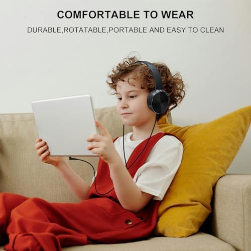 Classroom-Ready 12-Pack Student Headphones – Premium Swivel Earphones with Superior Stereo Sound for Online Learning, Library Focus, and Travel Convenience, Lightweight & Versatile Compatibility for All Devices