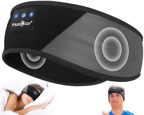 Experience the Next Level of Comfort and Sound with MUSICOZY Bluetooth 5.4 Sleep Headband Headphones – Premium HD Stereo Audio for Restful Nights and Energizing Workouts – The Perfect Gift for Music Enthusiasts and Fitness Buffs! Enjoy Seamless Connectivity and Impeccable Sound Quality with Soft, Breathable Fabric Designed for Ultimate Comfort. Ideal for Yoga, Running, or Unwinding with Your Favorite Tunes or Guided Meditations. Lightweight and Adjustable Fit for All Sizes, Plus a Built-in Microphone for Hands-Free Calls. With Up to 10 Hours of Playtime on a Single Charge, These Versatile Headphones Double as an Eye Mask, Ensuring You Block Out Distractions and Enhance Your Relaxation Experience. Crafted for Durability and Easy Maintenance, MUSICOZY Sleep Headphones Make Every Moment More Enjoyable Whether at Home or on the Move. Treat Yourself or Surprise a Loved One with the Gift of Uninterrupted Rest and Focused Workouts Today! Experience the Next Level of Comfort and Sound with MUSICOZY Bluetooth 5.4 Sleep Headband Headphones – Premium HD Stereo Audio for Restful Nights and Energizing Workouts – The Perfect Gift for Music Enthusiasts and Fitness Buffs! Enjoy Seamless Connectivity and Impeccable Sound Quality with Soft, Breathable Fabric Designed for Ultimate Comfort. Ideal for Yoga, Running, or Unwinding with Your Favorite Tunes or Guided Meditations. Lightweight and Adjustable Fit for All Sizes, Plus a Built-in Microphone for Hands-Free Calls. With Up to 10 Hours of Playtime on a Single Charge, These Versatile Headphones Double as an Eye Mask, Ensuring You Block Out Distractions and Enhance Your Relaxation Experience. Crafted for Durability and Easy Maintenance, MUSICOZY Sleep Headphones Make Every Moment More Enjoyable Whether at Home or on the Move. Treat Yourself or Surprise a Loved One with the Gift of Uninterrupted Rest and Focused Workouts Today!