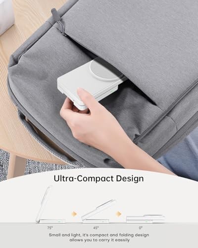 Mag Safe Foldable Wireless Charger Stand for i Phone 12-16 Series – 15 W Fast Charging with Adjustable Viewing Angles, Space-Saving Design, and Enhanced Magnetic Stability – Black – Ultimate Charging Solution for Home and Office Use