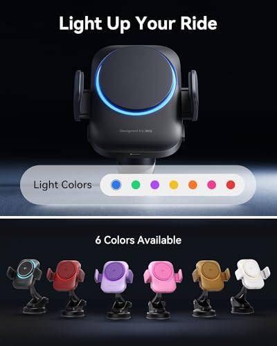 Experience Ultimate Convenience with the INIU Qi2 Certified 15 W Magnetic Car Phone Holder Wireless Charger – Stylish Pink Design for i Phone 12/13/14/15/16 Series, Enhanced Stability up to 22 N, Integrated Cooling Fins, and Dynamic RGB Lighting – The Perfect Fast Charging Solution for Modern Drivers and Tech Enthusiasts.