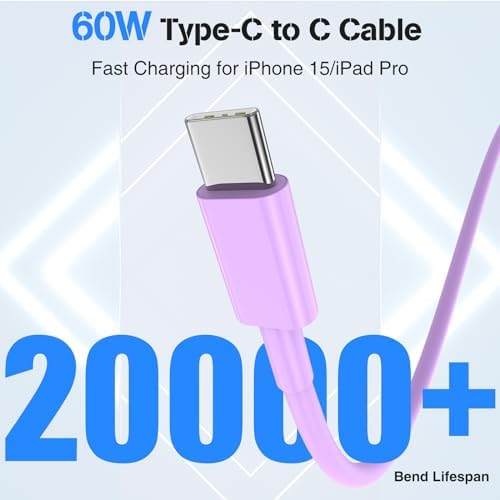 High-Power USB C Car Charger for i Phone 16 & 15 Series – 40 W Dual Port Fast Charging Adapter with 3 FT USB-C to C & A to C Cables – Versatile Compatibility for i Pad, Samsung, and More – Compact Design for On-the-Go Convenience and Enhanced Safety Features