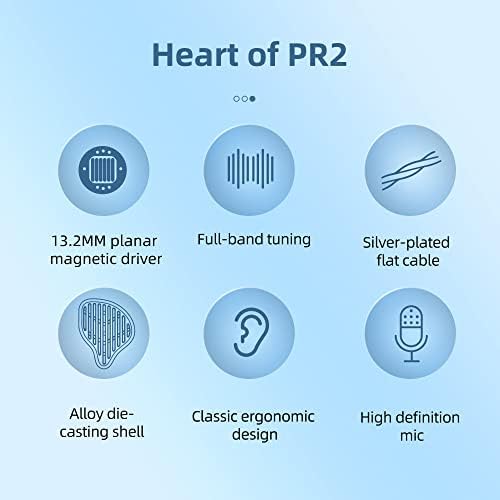 Revolutionize Your Audio Experience with KZ X HBB PR2 Planar Magnetic In-Ear Monitor Headphones – Premium Hi-Fi Alloy Shell Design, Removable Silver-Plated Cable for Enhanced Compatibility and Speed, Ergonomic Comfort for Long Listening Sessions