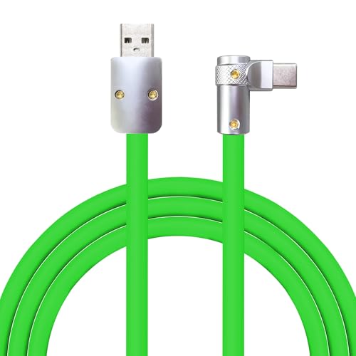 Transform Your Charging Routine with Chubbycable Flex Elbow Pro – 90-Degree USB-C Cable for Lightning-Fast 240 W Power Delivery, Durable Ultra-Thick Silicone Build, Perfect for Convenient Access in Tight Spaces, Ideal for Mobile Phones, Tablets, and Gaming Enthusiasts