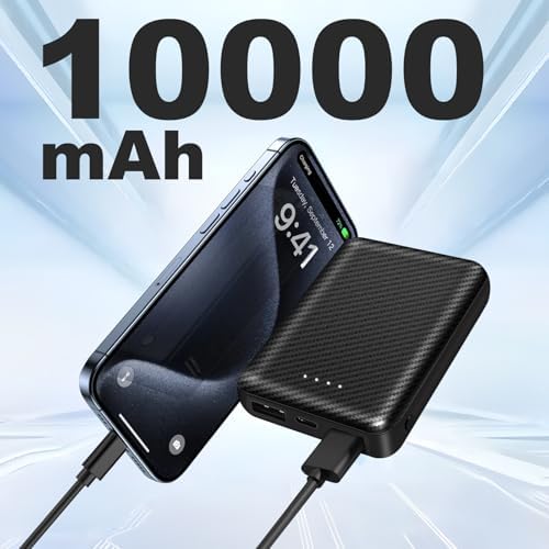 Maximize Your Power with FERNIDA 10000 m Ah Portable Charger – High-Speed USB 5 V 3 A Battery Pack for Heated Vests, Pants, Smartphones, and Heating Pads – Ultimate Compatibility for Adventurers and Daily Users