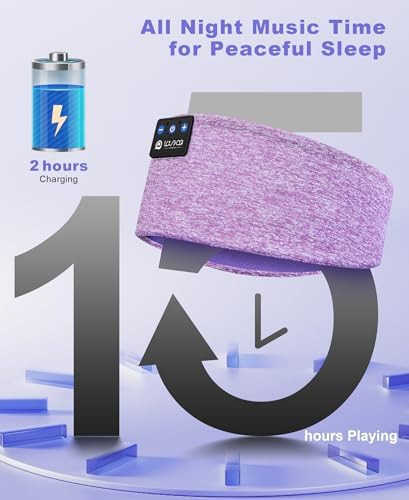 Ultimate Bluetooth 5.4 Sleep Headband Headphones – Designed for Side Sleepers, Unmatched Comfort for Active Lifestyles, Superior Sound Quality, Ergonomic Fit for Enhanced Relaxation, Ideal Tech Gift for Music and Podcast Enthusiasts
