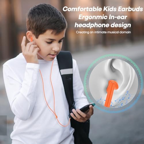 Bulk Kids Earbuds – 50 Pack Vibrant Wired Headphones for Classroom and Leisure Use, Durable Tangle-Free Design Compatible with 3.5 mm Devices for Enhanced Learning Experience