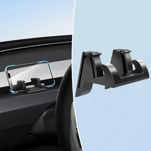 Elevate Your Tesla Experience with the Durable Silicone Car Cell Phone Mount for Model Y & Model 3 (2017-2023) – Effortless Installation, Secure Fit for i Phones & More – Convenient 2-Pack for Versatile Use and Enhanced Safety