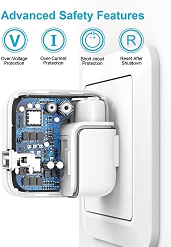Elevate Your Charging Efficiency with the 10 ft Apple i Pad Charger Set – Fast 12 W Wall Charger and Durable Lightning Cable for i Pad 7 th, 8 th, 9 th Gen, Air, Mini & i Phone – Ultimate Compatibility and Performance for Home, Office, or Travel
