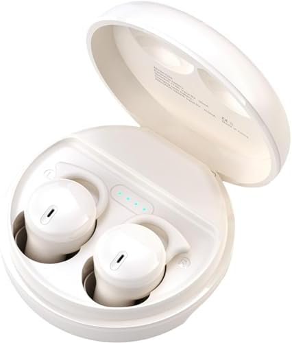 Ultra-Comfort Invisible Sleep Earbuds – Bluetooth 5.3 Wireless Headphones for Ultimate Side Sleeper Comfort – Noise-Canceling Technology for Peaceful Rest – Lightweight, Portable Design for Travel and Relaxation – Perfect Solution for Uninterrupted Sleep and Focused Workouts