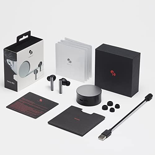 Phiaton ODDICT TWIG PRO True Wireless Earbuds – Advanced Hybrid Active Noise-Canceling, Qualcomm Snapdragon Sound, Ergonomic Half-in-Ear Comfort, Sleek Aluminum Gray Finish for Enhanced Audio Experience and Seamless Device Compatibility