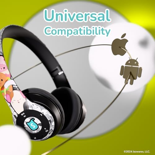 Squishmallows Bluetooth Over-Ear Headphones – Wireless Comfort and Enhanced Audio for All Ages, Portable Foldable Design Perfect for Squishmallows Enthusiasts, Ideal Gift for Music Lovers with Superior Sound Isolation and Seamless Device Pairing