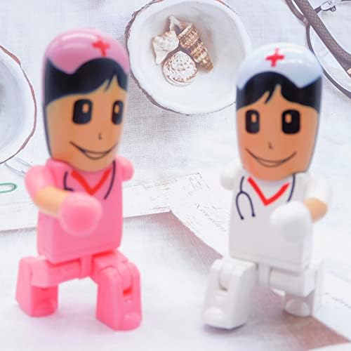 Whimsical Nurse Robot USB Flash Drives – 32 GB Memory Sticks (2-Pack) | Perfect Gifts for Healthcare Heroes | Stylish & Practical Data Storage Solutions with High-Speed Transfer