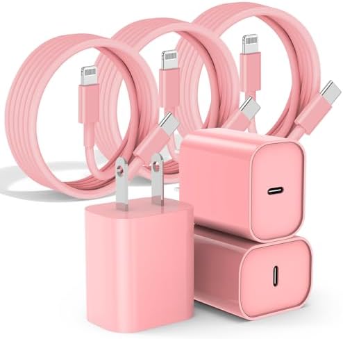 Ultra-Fast 3 FT USB-C to Lightning Charger Cable for i Phone 14, 13, 12, Pro Max & More – Certified High-Speed Charging, Enhanced Durability, and Universal Compatibility for Efficient Power Delivery – Perfect for Home, Office, and Travel Use