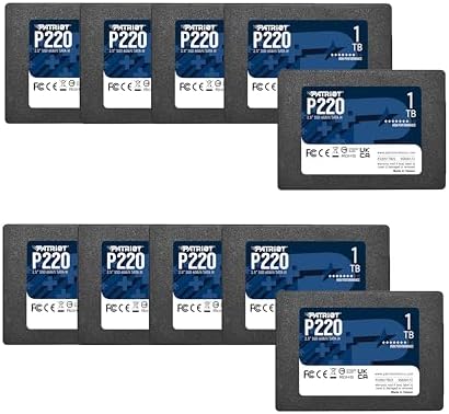 Patriot Memory P220 128 GB SATA III 2.5″ Internal SSD – Blazing Fast Solid State Drive for Enhanced Performance & Reliability – Upgrade Your Storage Today!