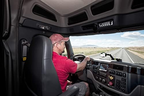 Heavy-Duty Truck Phone Mount with Super Suction Cup – Ultimate Mobile Device Holder for i Phone & Samsung, 16.9-Inch Long Arm for Maximum Stability & Flexibility, Ideal for Big Rig Drivers, Enhances Road Safety and Hands-Free Navigation