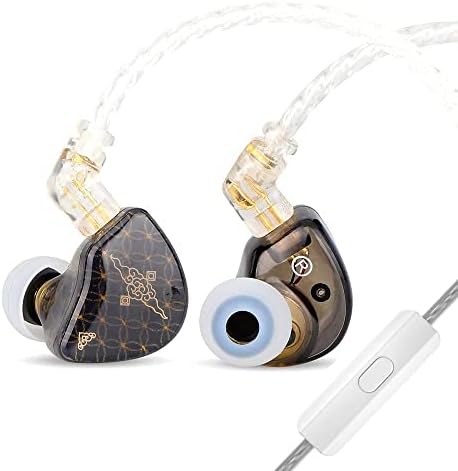 Linsoul TANGZU Wan’er S.G Audiophile In-Ear Earphones – 10 mm Dynamic Driver with PET Diaphragm for Superior Sound Quality, Ergonomic Design for Ultimate Comfort, Detachable 2-Pin OFC Braided Cable, Built-in Mic for Convenient Calls – Stylish Green Finish Perfect for Musicians and DJs