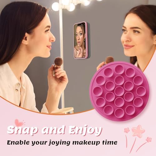 Transform Your Content Creation with the Ultimate Magnetic Phone Mount for Mag Safe Cases – Versatile Silicone Holder for i Phone & Android, Perfect for Selfies, Vlogging, and Shower Streaming – Trendy Light Blue Accessory for Tik Tok Creators and Influencers Seeking Effortless Hands-Free Use