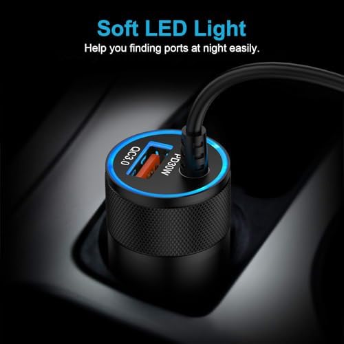 Rapid Charge USB-C Wall and Car Charger for Samsung Galaxy Z Fold Flip Series – Enhanced 3 ft/6 ft Cable Options for Ultimate Compatibility and Speed – Ideal for S25, S25 Ultra 5 G and More – Efficient Charging Solution for On-the-Go Convenience and Home Use