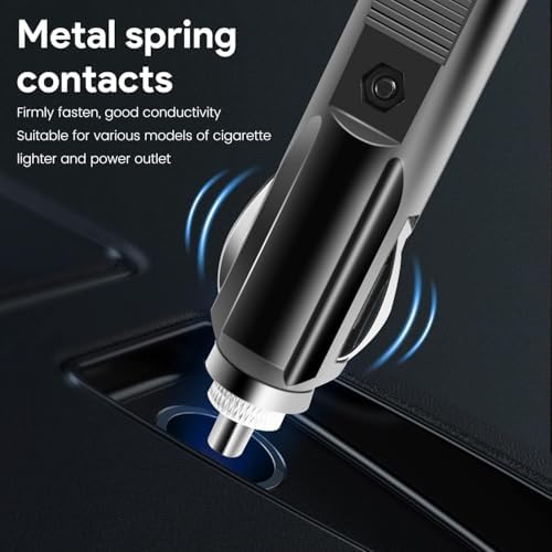 Ultimate 100 W USB-C Car Charger for Laptops & Drones – Fast Charging Adapter for Mac Book Pro/Air, Dell, HP, Lenovo, MSI, and More – Versatile 12 V-24 V DC Power Supply with 2.6 m Cable – Reliable & Efficient Charging for All Your Devices on the Go!