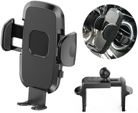 Toyota Tacoma & Tundra Smartphone Holder Mount – 360-Degree Air Vent Cradle for 2016-2023 Tacoma & 2014-2021 Tundra – Effortless Tool-Free Installation, Superior Compatibility, and Elegant Design for Enhanced Navigation Safety and Accessibility