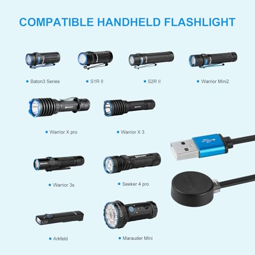 Upgrade Your Charging Experience with the OLIGHT MCC 3 Smart Magnetic Charger – Fast, Reliable, and Compatible with Odin Series, PL-Mini3, Baton3, Warrior Mini2, and More – Enhanced Speed and Security for Your Devices