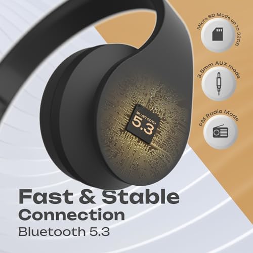 Experience the Ultimate in Comfort and Sound with Power Locus Stylish Purple & White Wireless Over-Ear Headphones – Hi-Fi Stereo Quality, Foldable Design for Travel, 12-Hour Battery Life, and Built-In Microphone for Hands-Free Calls – Perfectly Compatible with i Phone, Samsung, and LG Devices