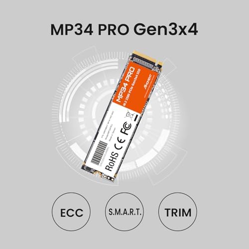 MMOMENT MT34 1 TB PCIe Gen3 NVMe M.2 2280 SSD – Supercharge Your Laptop and Desktop Performance with Blazing Fast 2000 MB/s Read Speeds for Gaming, Video Editing, and Efficient Data Management | Upgrade Your Storage Experience with Enhanced Compatibility and Reliability