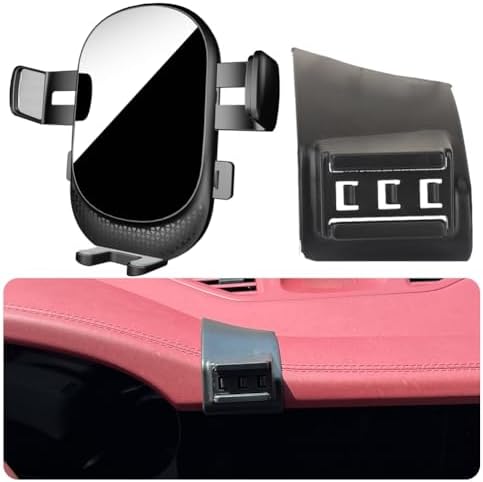 Car Phone Holder for Porsche 911 Auto Accessories [Only for 2020-2025 Porsche 911] [Auto Lock Hands Free Cell Phone Mount Car fits for iPhone & All Smartphones] – Enhanced Compatibility and Speed