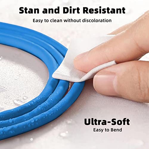 Ultra Soft 120 W USB to USB C Cable for Fast Charging & Data Transfer – 2 M Length with Built-in Charging Indicator for Optimal Connectivity and Durability