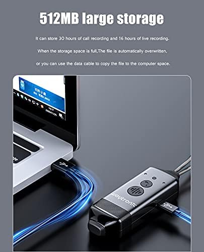 Advanced Bluetooth Call Recording Headset for i Phone & Android – High-Fidelity Dual-Microphone Earbuds with Enhanced Compatibility and Speed for Professional Communication and Seamless Recording Experience