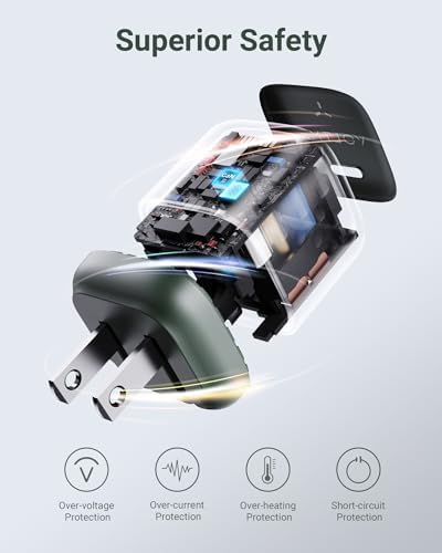 VOLTME 30 W Ga N USB-C Fast Charger – Ultra-Slim, Travel-Friendly Wall Adapter for i Phone 15/14/13/12/11 Pro Max & Galaxy S24/S23/S22/S21 – Compact Power Solution for i Pad Pro & Pixel Devices with Foldable Design for On-the-Go Charging Efficiency