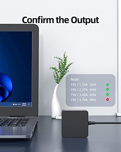 Asus Vivobook S533 & S433 Series AC Charger Adapter – Ultra-Portable Power Supply for Safe, High-Speed Charging – Lightweight Design for Home, Office, and Travel – Premium UL Certified Quality with 30-Day Hassle-Free Returns and 24-Month Support