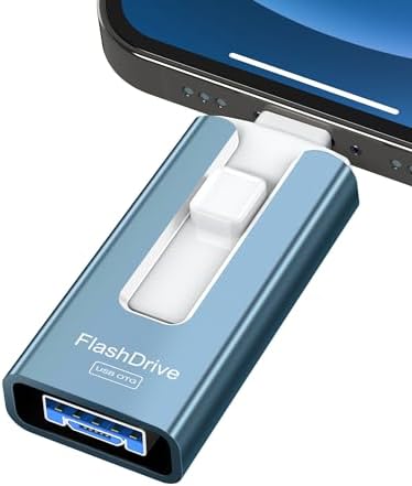 256 GB High-Speed USB Flash Drive for Phones & Tablets – Ultimate Photo & Video Storage Solution with Enhanced Compatibility & Plug-and-Play Convenience (Sleek Black Design)