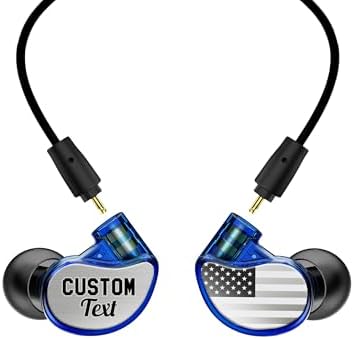 MEE audio M6 PRO 2 nd Gen In-Ear Monitor Headphones – Professional-Grade Sound for Musicians, Enhanced Noise Isolation, Memory Wire Comfort Fit, Customizable Replaceable Cables, Includes Dual Connectivity Cords (Blue) – Ultimate Audio Performance for Live and Studio Use