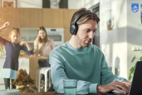 Philips H6506 Bluetooth Over-Ear Headphones – Immersive Sound with 30-Hour Battery Life, Exceptional Active Noise Cancellation, and Effortless Multipoint Connectivity for Seamless Device Transition – Ideal for Music Lovers and Busy Professionals