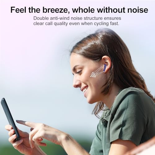 Jesebang Pink Bluetooth 5.3 Wireless Earbuds – Stylish Stereo Earphones with ENC Microphone, 30-Hour Playtime, IP7 Waterproof Rating for Gym & Outdoor Adventures, Dual LED Battery Display – Ultimate Audio Freedom on the Move