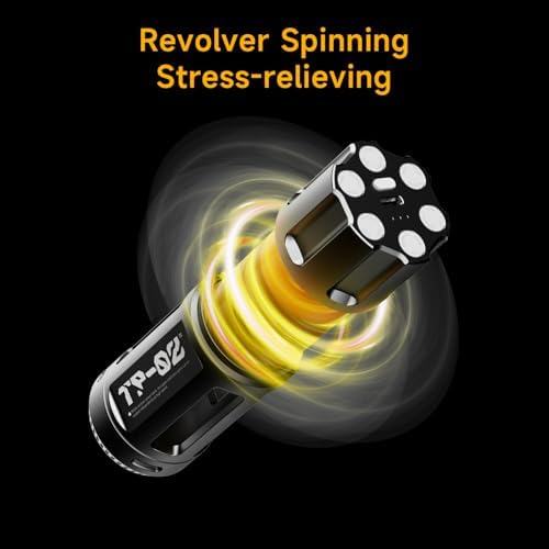 Revolutionary 20 W Portable Charger – 5000 m Ah Compact Power Bank with Unique Revolver-Style Design for i Phone 16/15 & Samsung S24 – Sleek Metal Cylinder in Luxurious Gold – Perfect Travel Companion with Enhanced Safety Features – Lightweight, Stylish, and Reliable Charging Solution – Backed by 2-Year Warranty for Ultimate Peace of Mind